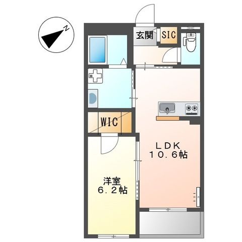 N’ s ARK（エヌズアーク） 306号室 間取り