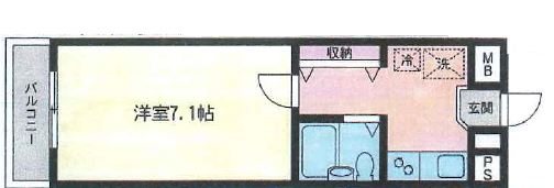 ジュネス湘南 306号室 間取り