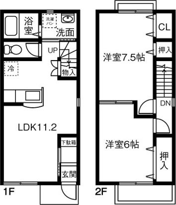 Prendre i 101号室 間取り