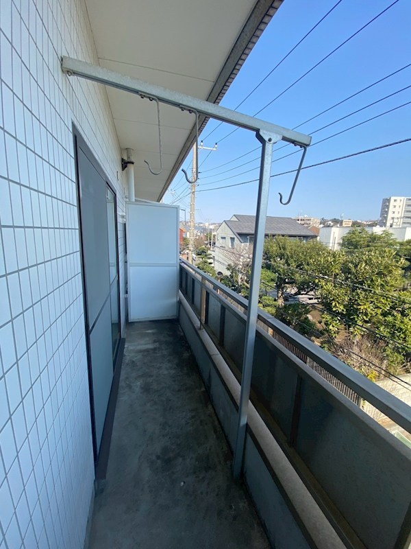 五島ハイツ ベランダ