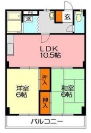 五島ハイツ 間取り