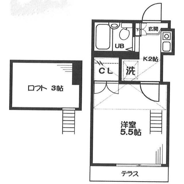 チェリー 202号室 間取り