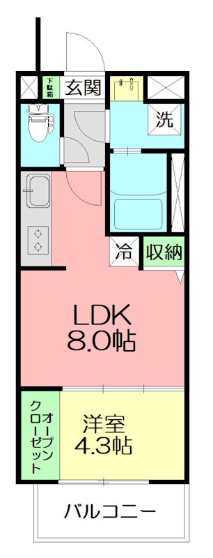 Liebe　Watanabe 間取り図