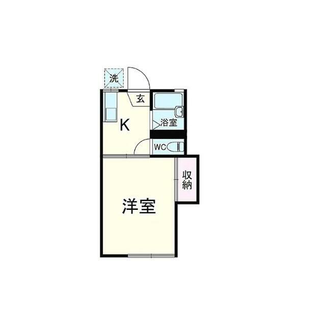 ディア・ベルジュ厚木 105号室 間取り