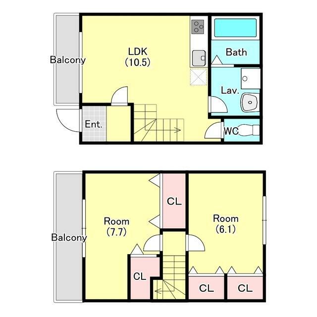 カーサブランカ 0103号室 間取り