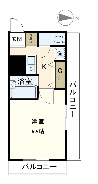 湘南パールマンション 810号室 間取り