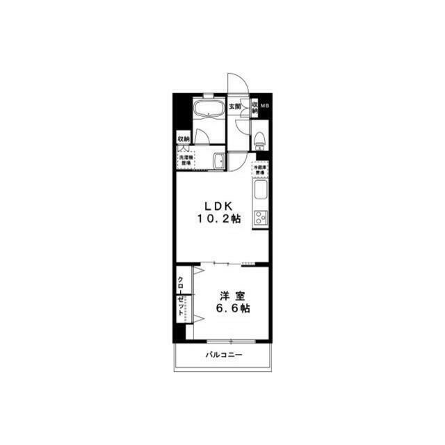 グランデュールⅢ江ノ島 406号室 間取り