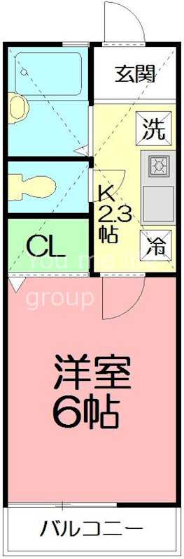 TARA天神 間取り