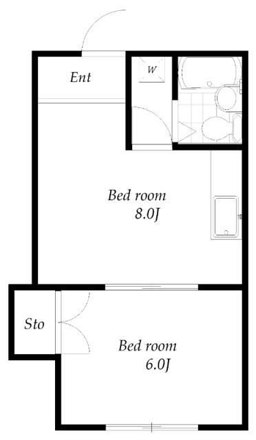 ラ・ベル・エポック平塚 102号室 間取り