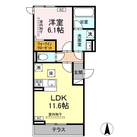 ブリューエン河原口 間取り