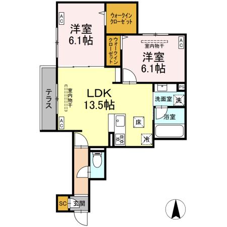 ブリューエン河原口 間取り