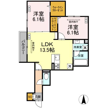 ブリューエン河原口 間取り