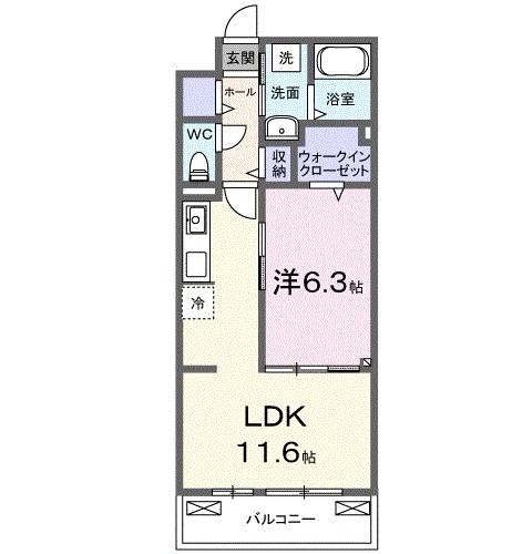 ティ・ワイ　レジデンス 303号室 間取り