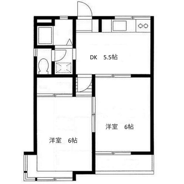 ロイヤルヒルズ緑園A 202号室 間取り