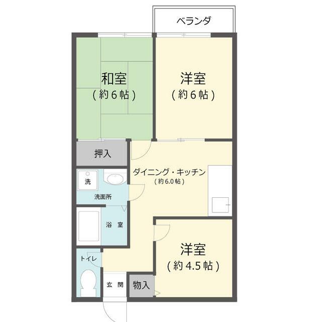 ガーデンプレイス弐番館 205号室 間取り