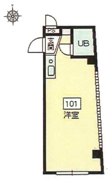湘南ハウジング101 101号室 間取り