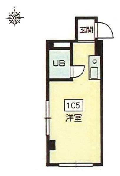 湘南ハウジング101 105号室 間取り