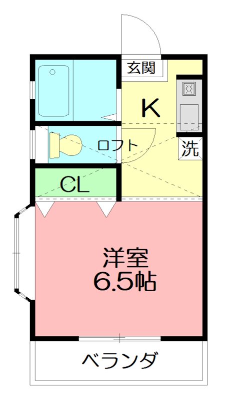 ハイツ矢野 間取り
