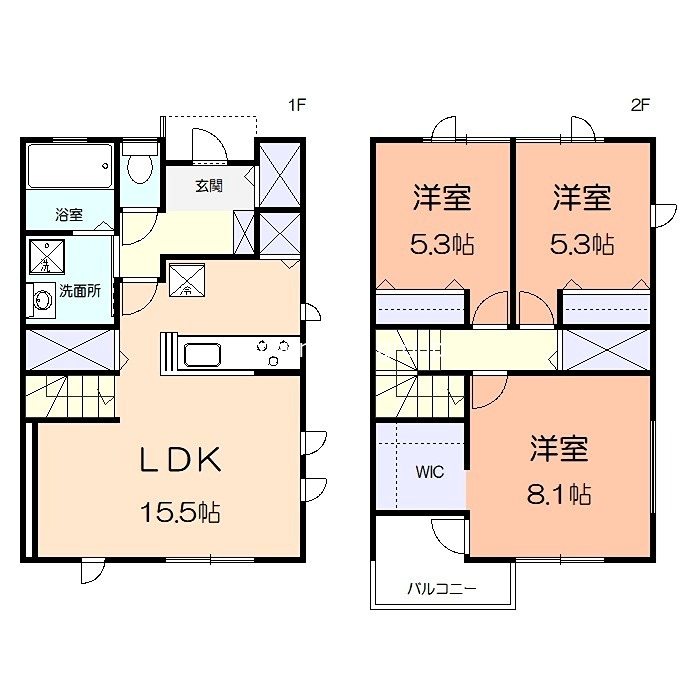 ハイツキリヤマB 101号室 間取り