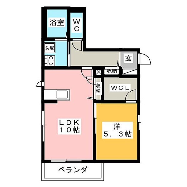 緑壱番館Ｋａｔｕｍｉ 205号室 間取り