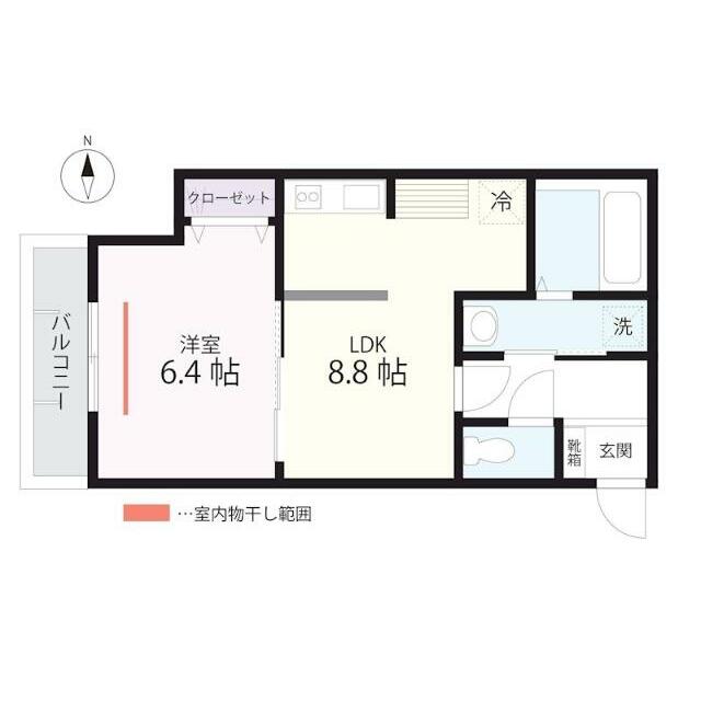 QUIET CRAB HOUSE mix鎌倉(仮) 302号室 間取り