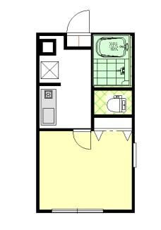 メゾンクオーレ 103号室 間取り