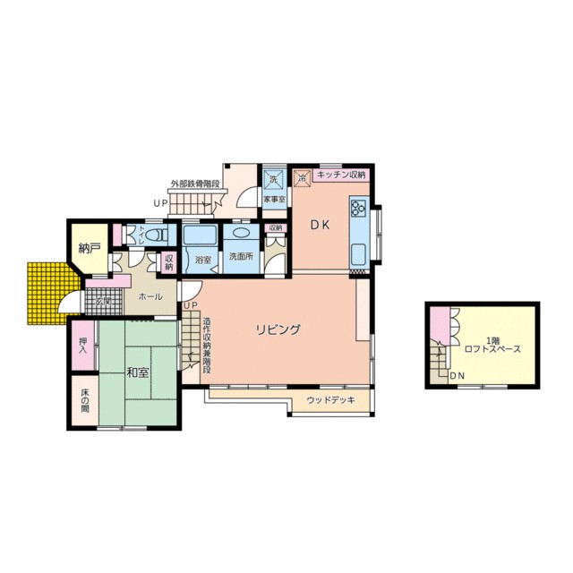 大鋸戸建 間取り