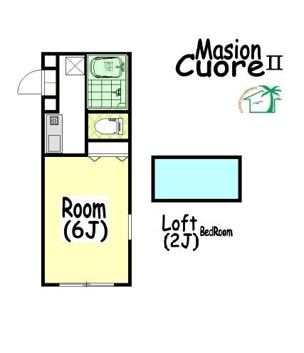 メゾンクォーレⅡ 102号室 間取り