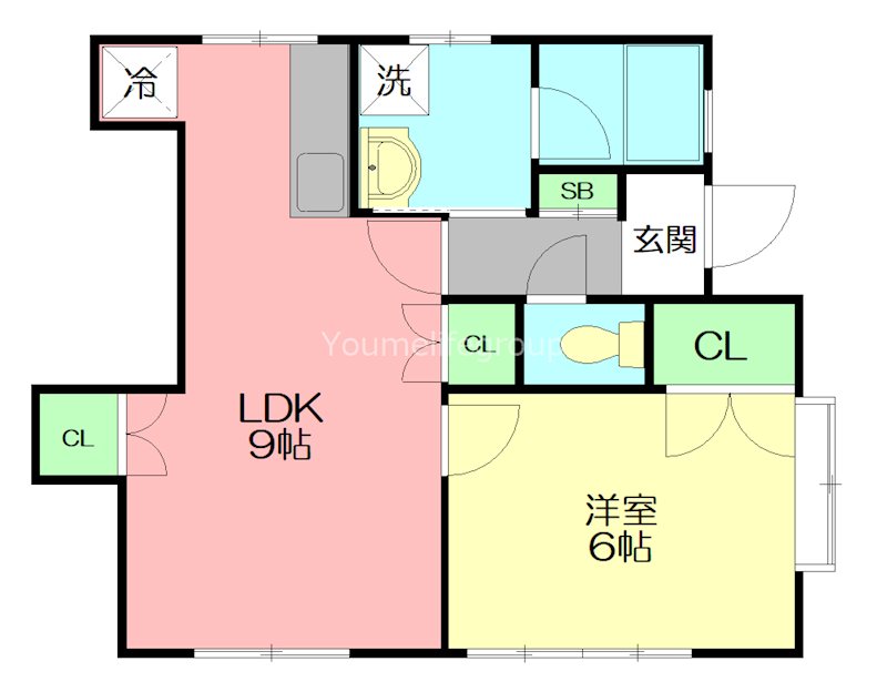 ドルチェ 101号室 間取り