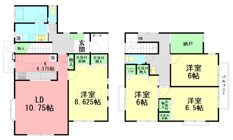 岩原貸家 間取り
