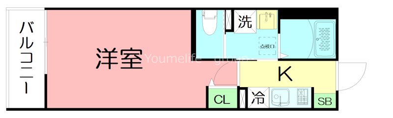 セレーノ国分南 201号室 間取り