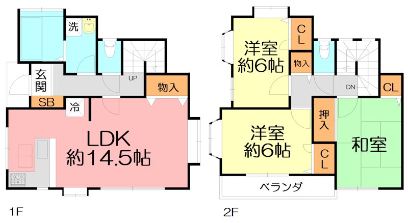 ひばりが丘戸建て 間取り