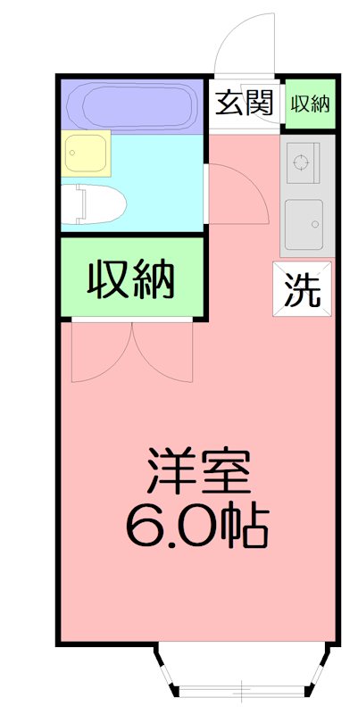 ブルーグレイス永田東Ⅰ 間取り