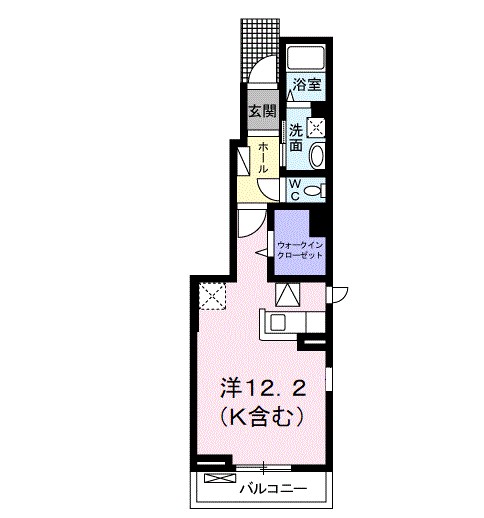 ラフィーネワン 101号室 間取り