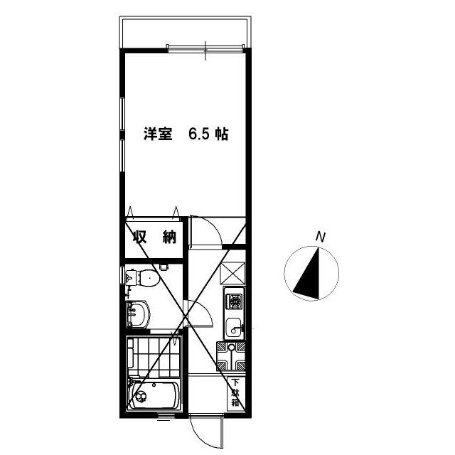 ラズベリーリーフ 201号室 間取り