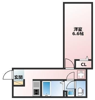 リアル東戸塚パークテラス 201号室 間取り