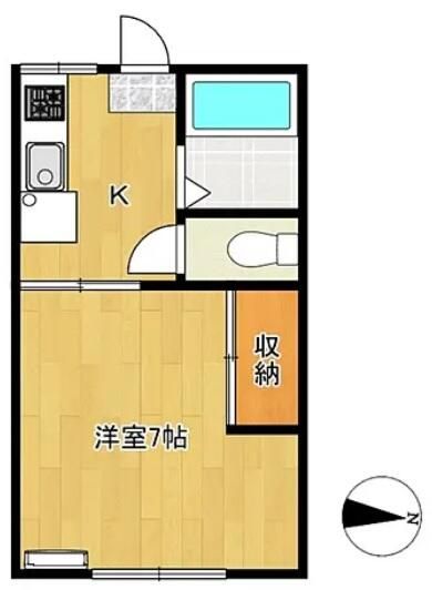 グレースハイム伊勢原 210号室 間取り