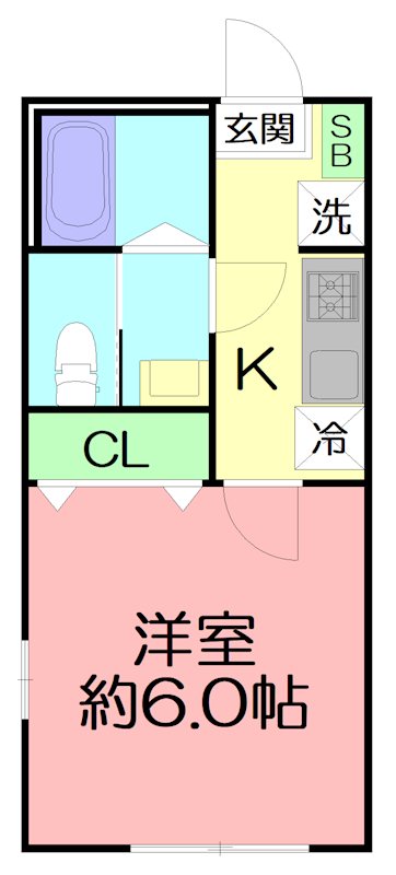 仮称）Wisteria　Lagoon　大鋸３丁目 104号室 間取り