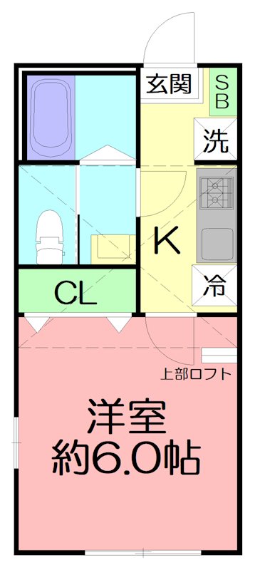 仮称）Wisteria　Lagoon　大鋸３丁目 204号室 間取り