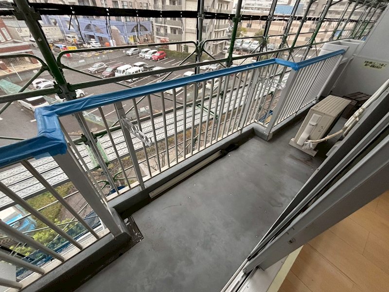 辻堂駅前ハイツ４号棟 ベランダ