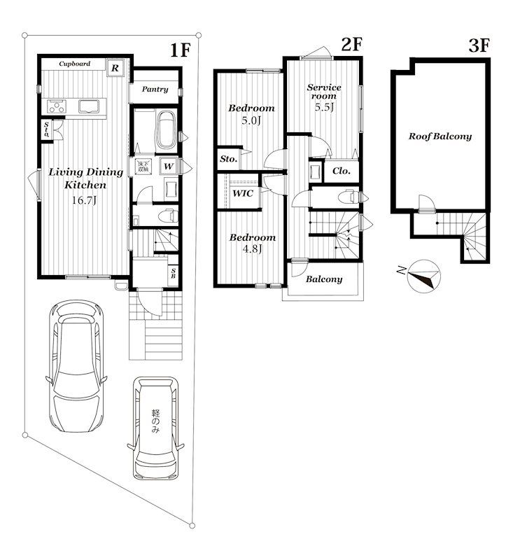 鵠沼桜が岡一丁目戸建 間取り