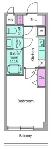 ＬＯＣ&rsquo;Ｓ　ＹＯＫＯＤＡＩ 320号室 間取り