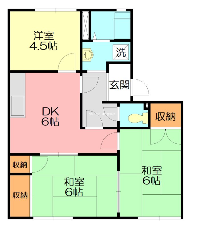 ネオハイツ 205号室 間取り