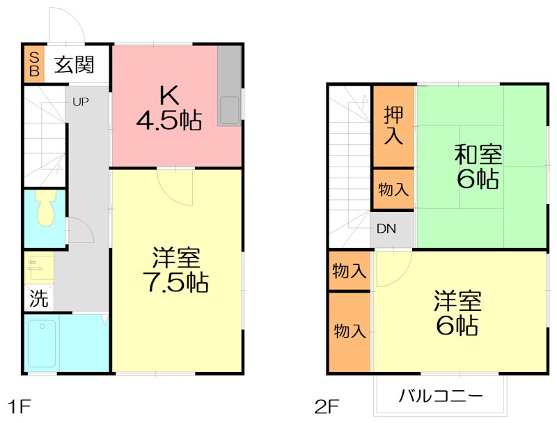 テラスハウス吉田 101号室 間取り