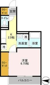 Espoir Odawara 202号室 間取り