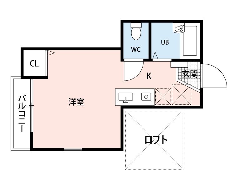 ジェミニセカンド 103号室 間取り