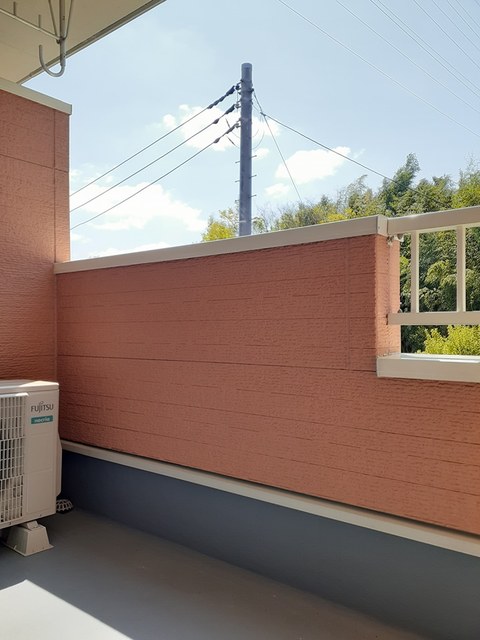 ヴィラ・ミコハタ ベランダ