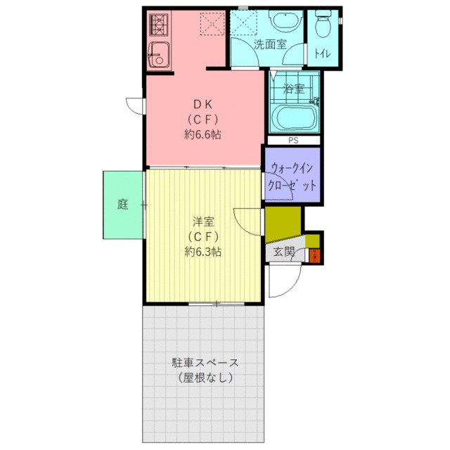 メゾン昇春 101号室 間取り
