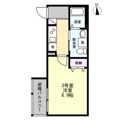 ベイルーム本厚木ブルーム 303号室 間取り