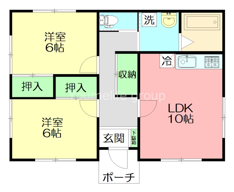 吉田貸家 間取り